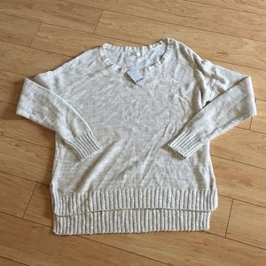 CLOSET CLOSING Mudd side slit marble sweater